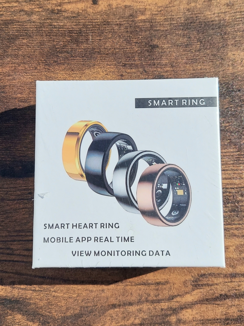 Smart Ring Heart Monitor In Black Size 9 NWT Activewear Athleisure Preppy
